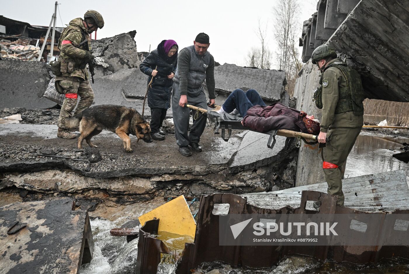 Russia Ukraine Kursk Attack Evacuees