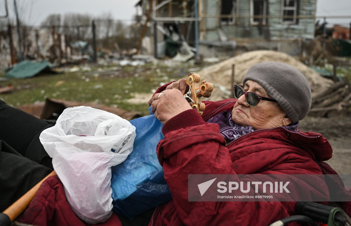 Russia Ukraine Kursk Attack Evacuees