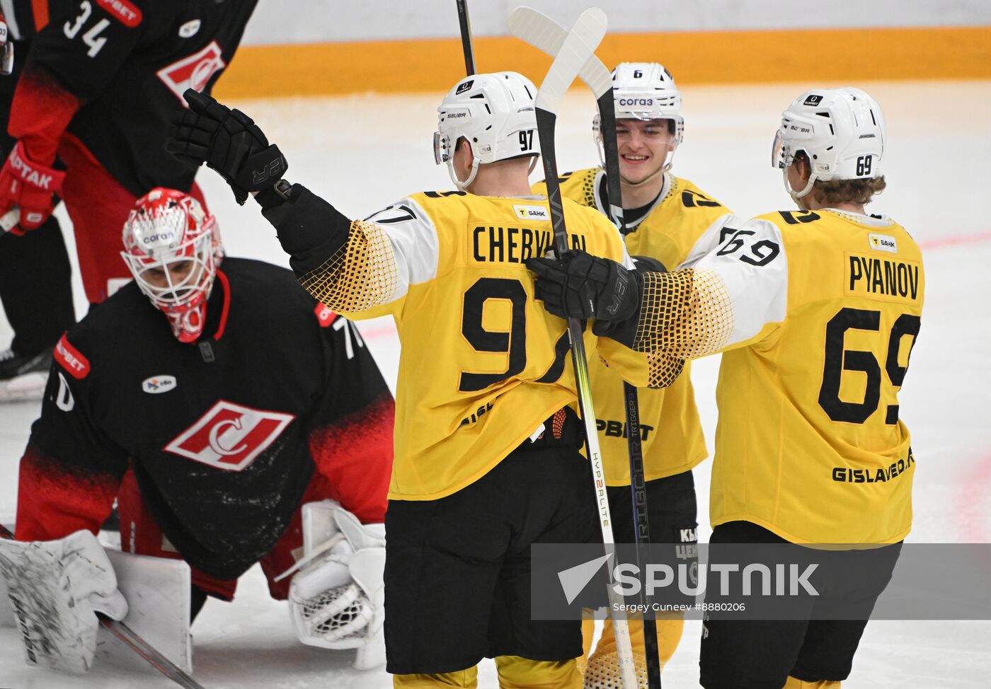 Russia Ice Hockey Kontinental League Spartak - Severstal