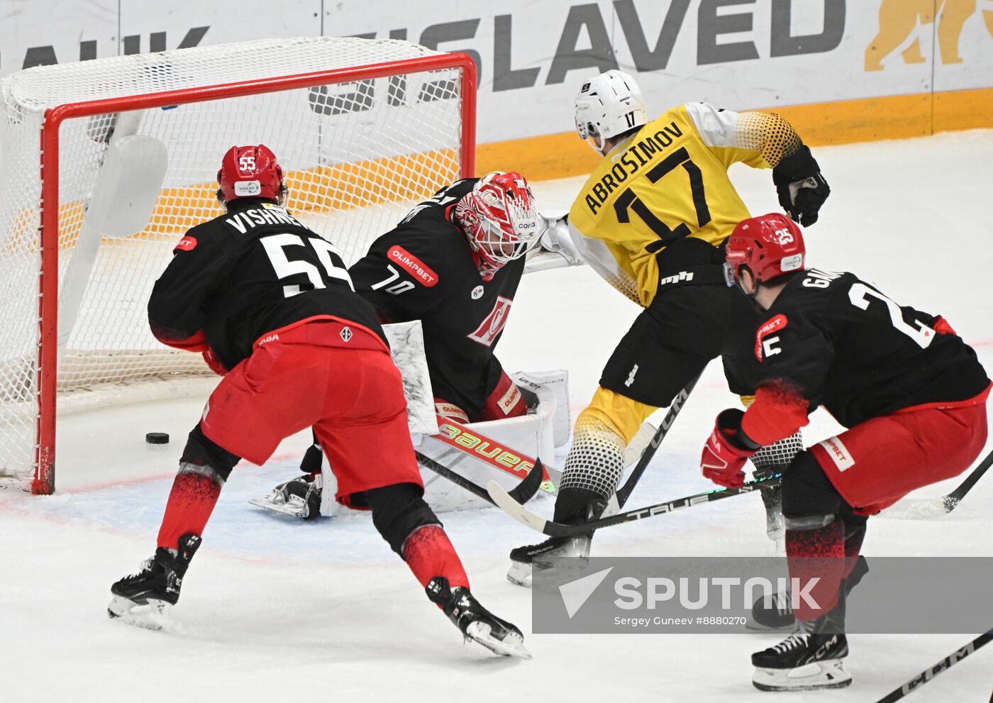 Russia Ice Hockey Kontinental League Spartak - Severstal