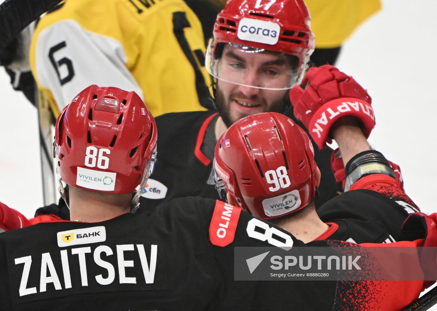 Russia Ice Hockey Kontinental League Spartak - Severstal