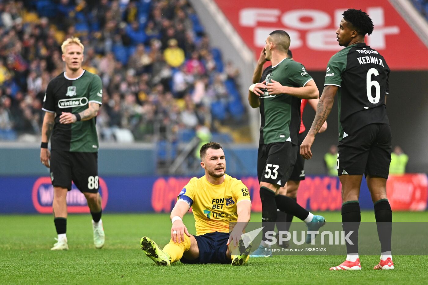 Russia Soccer Premier-League Rostov - Krasnodar