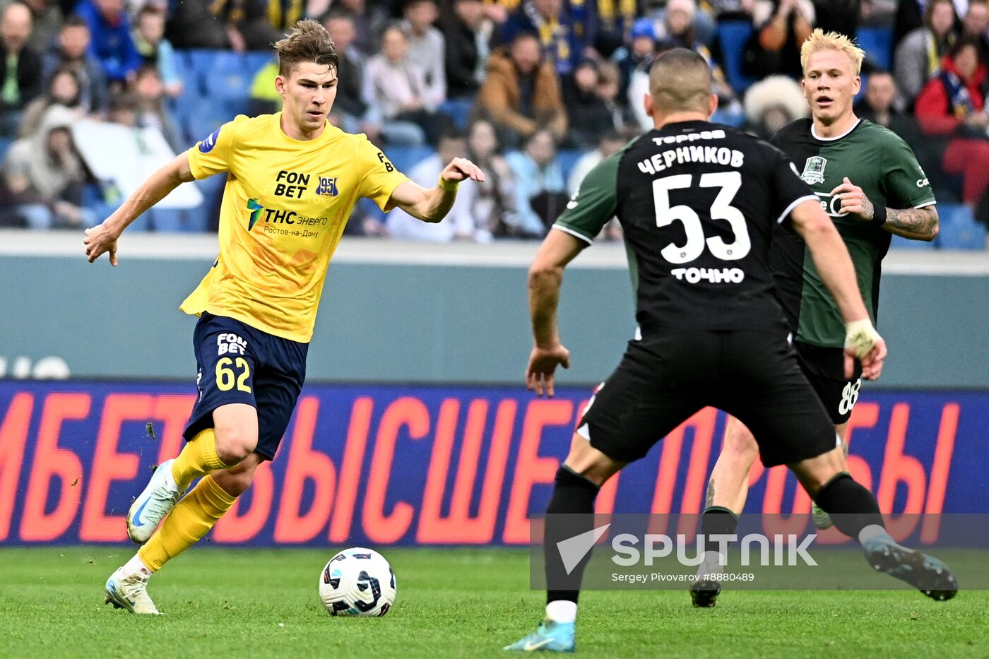 Russia Soccer Premier-League Rostov - Krasnodar