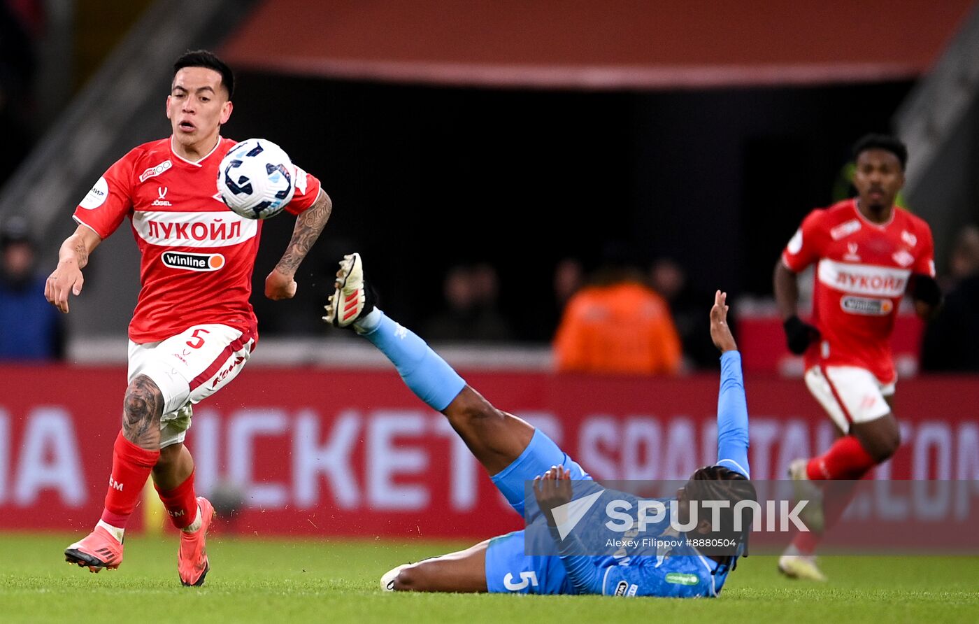 Russia Soccer Premier-League Spartak - Zenit