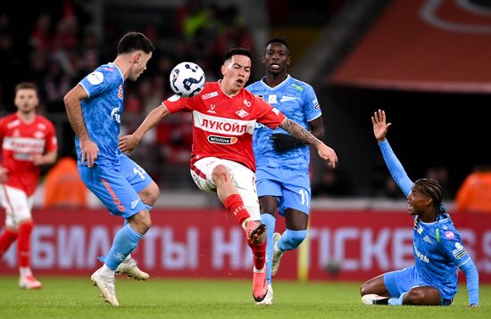 Russia Soccer Premier-League Spartak - Zenit