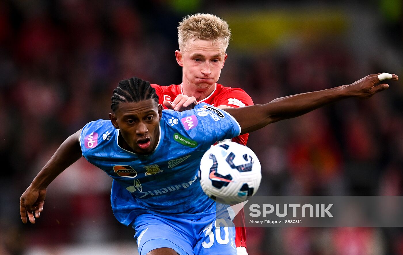 Russia Soccer Premier-League Spartak - Zenit