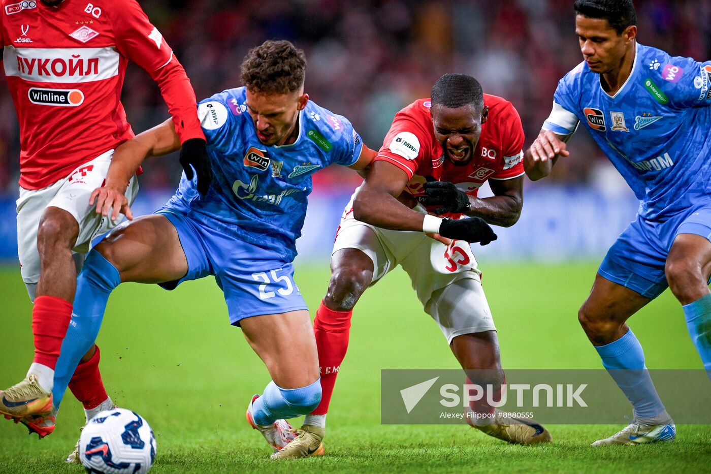 Russia Soccer Premier-League Spartak - Zenit