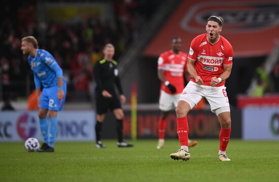 Russia Soccer Premier-League Spartak - Zenit