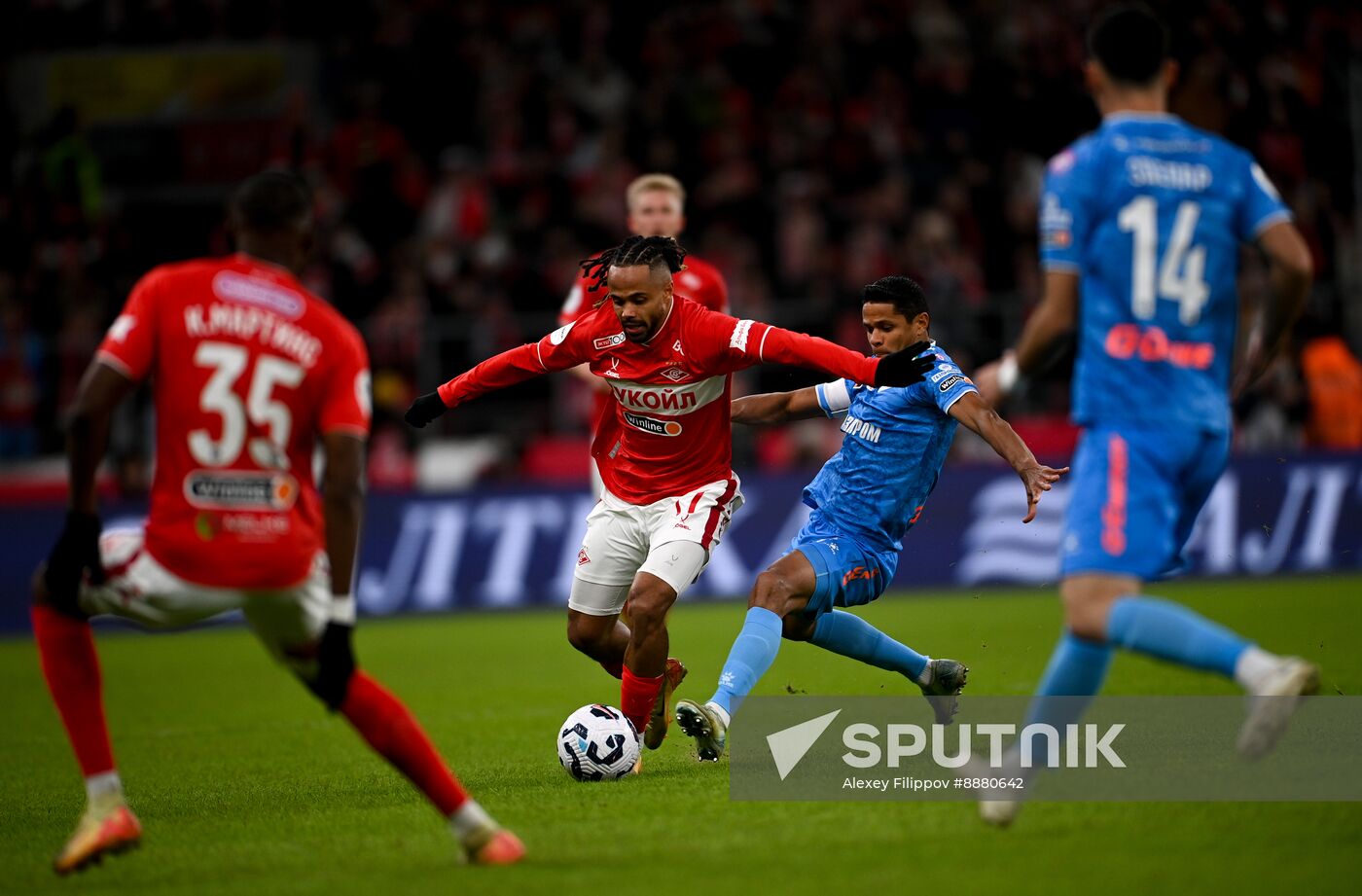 Russia Soccer Premier-League Spartak - Zenit