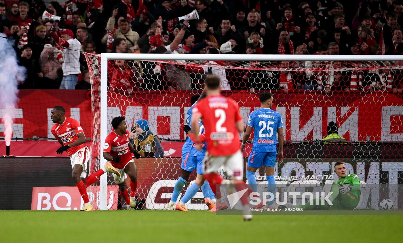 Russia Soccer Premier-League Spartak - Zenit