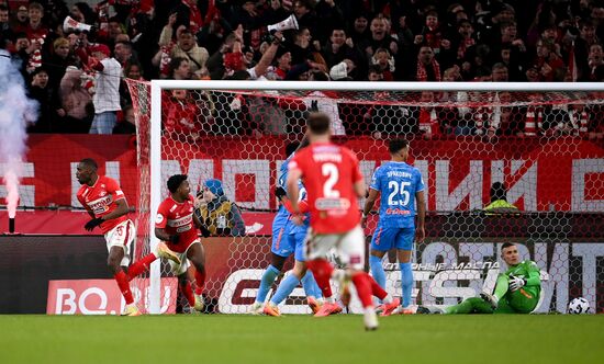 Russia Soccer Premier-League Spartak - Zenit