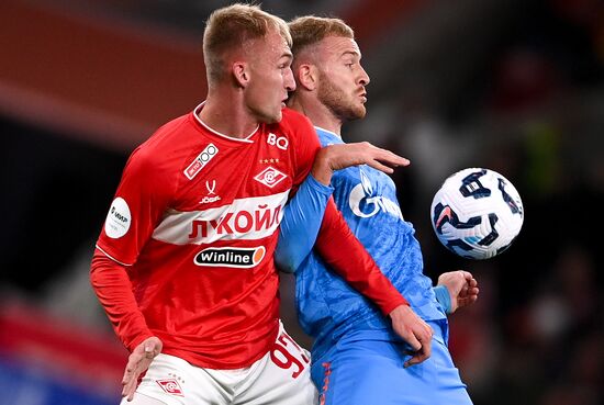 Russia Soccer Premier-League Spartak - Zenit