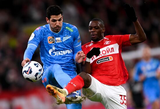 Russia Soccer Premier-League Spartak - Zenit