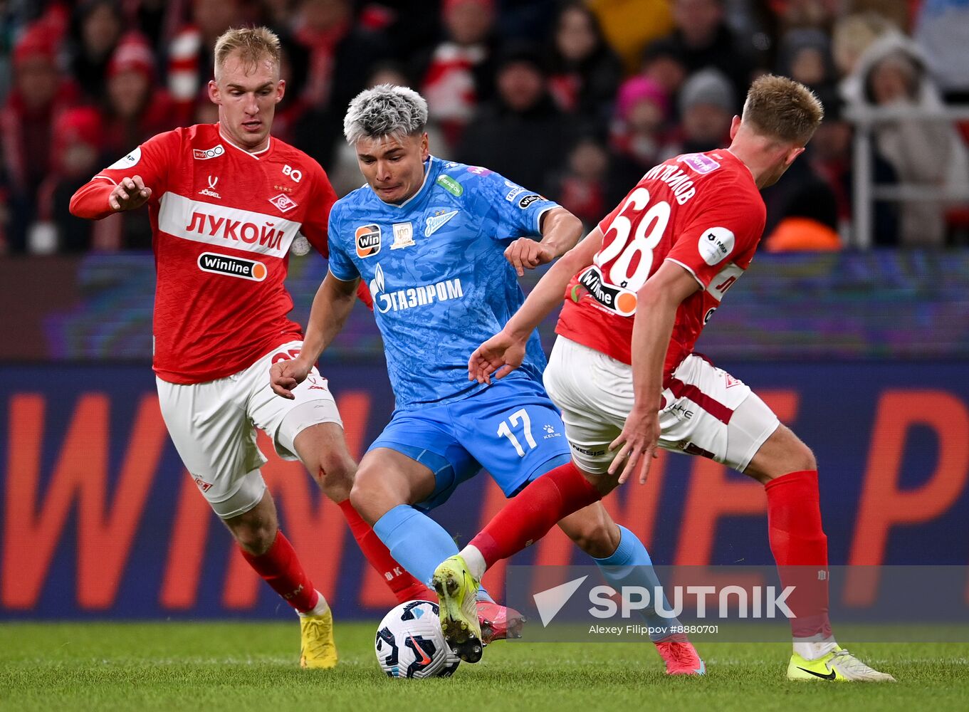 Russia Soccer Premier-League Spartak - Zenit