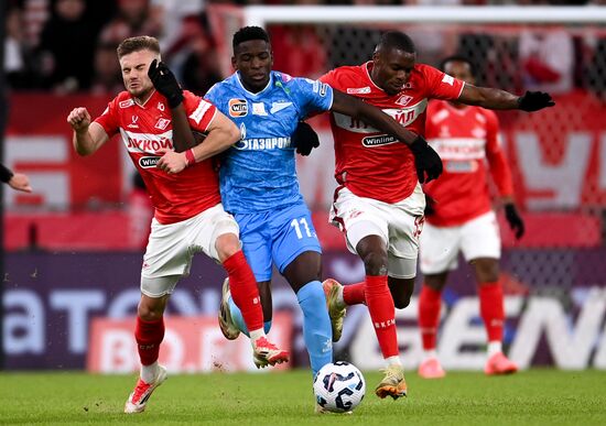 Russia Soccer Premier-League Spartak - Zenit