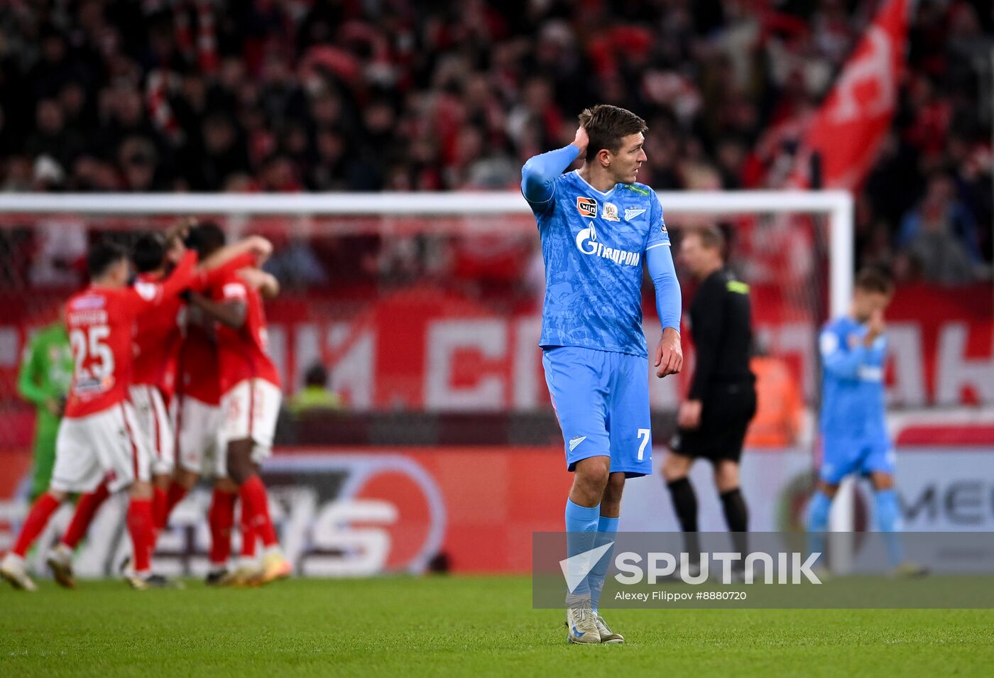 Russia Soccer Premier-League Spartak - Zenit