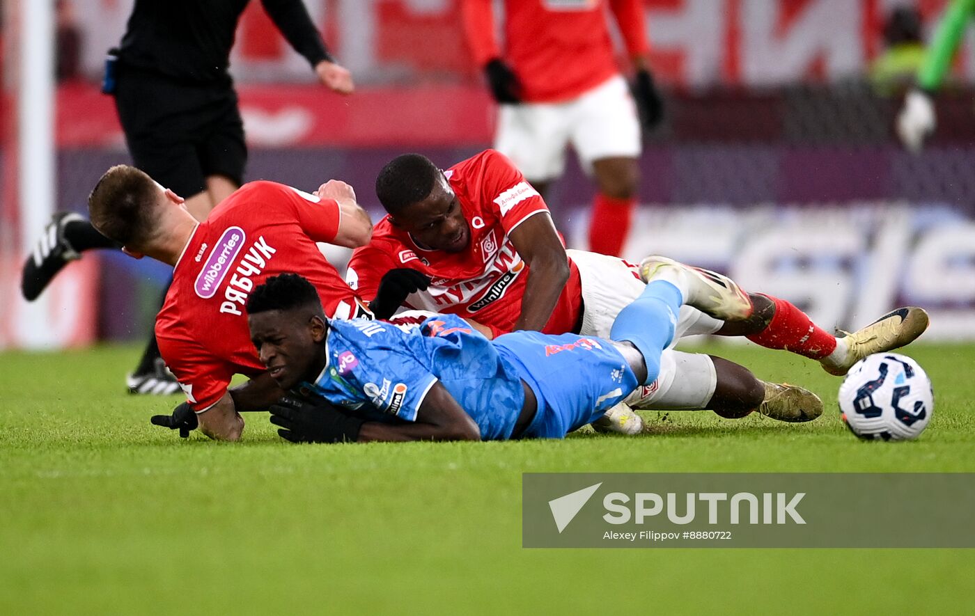 Russia Soccer Premier-League Spartak - Zenit