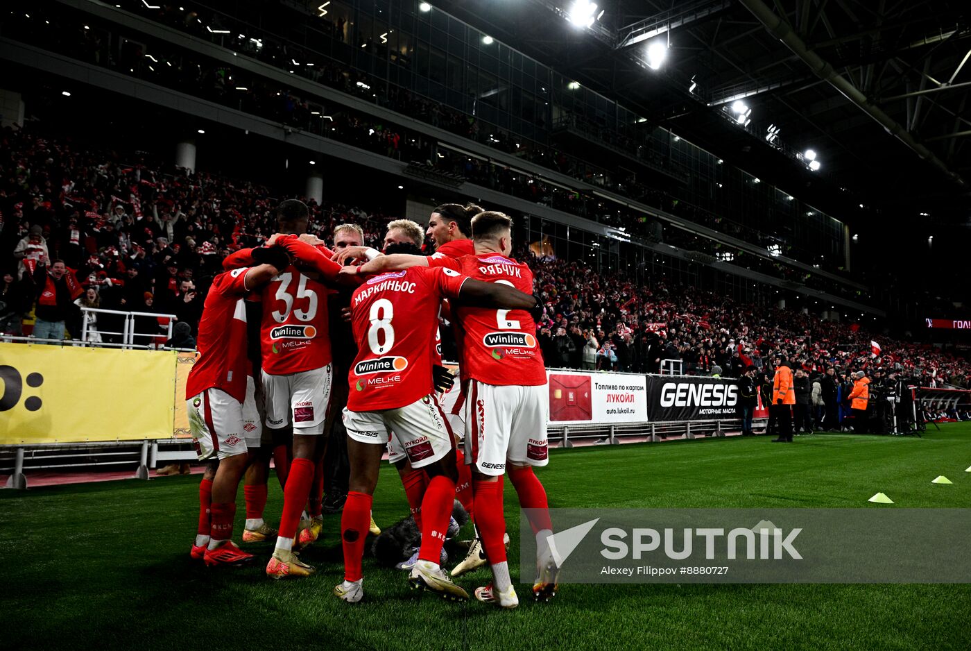 Russia Soccer Premier-League Spartak - Zenit