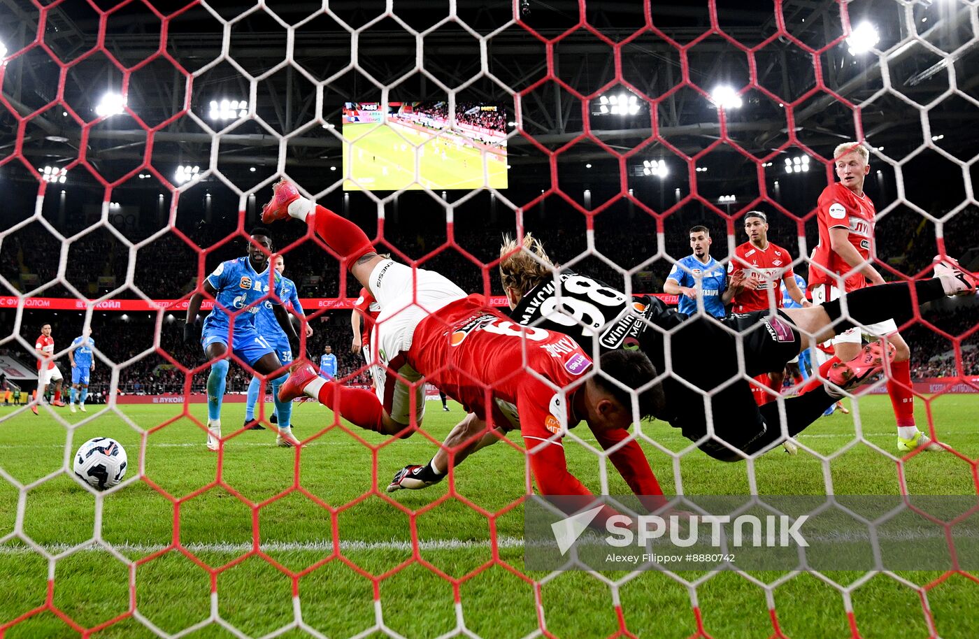 Russia Soccer Premier-League Spartak - Zenit