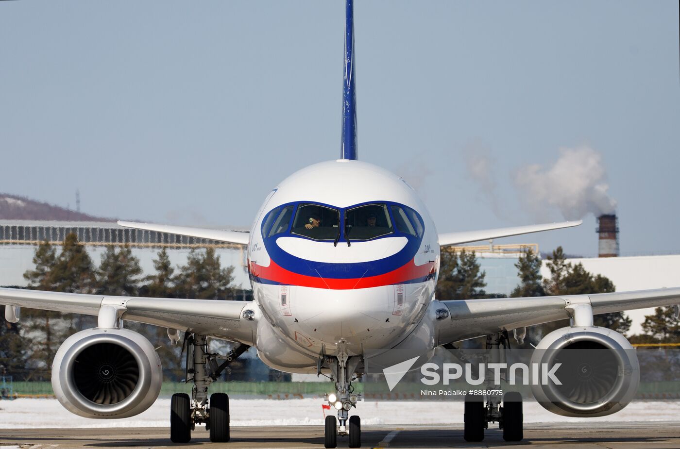 Russia New SSJ Passenger Jet Tests