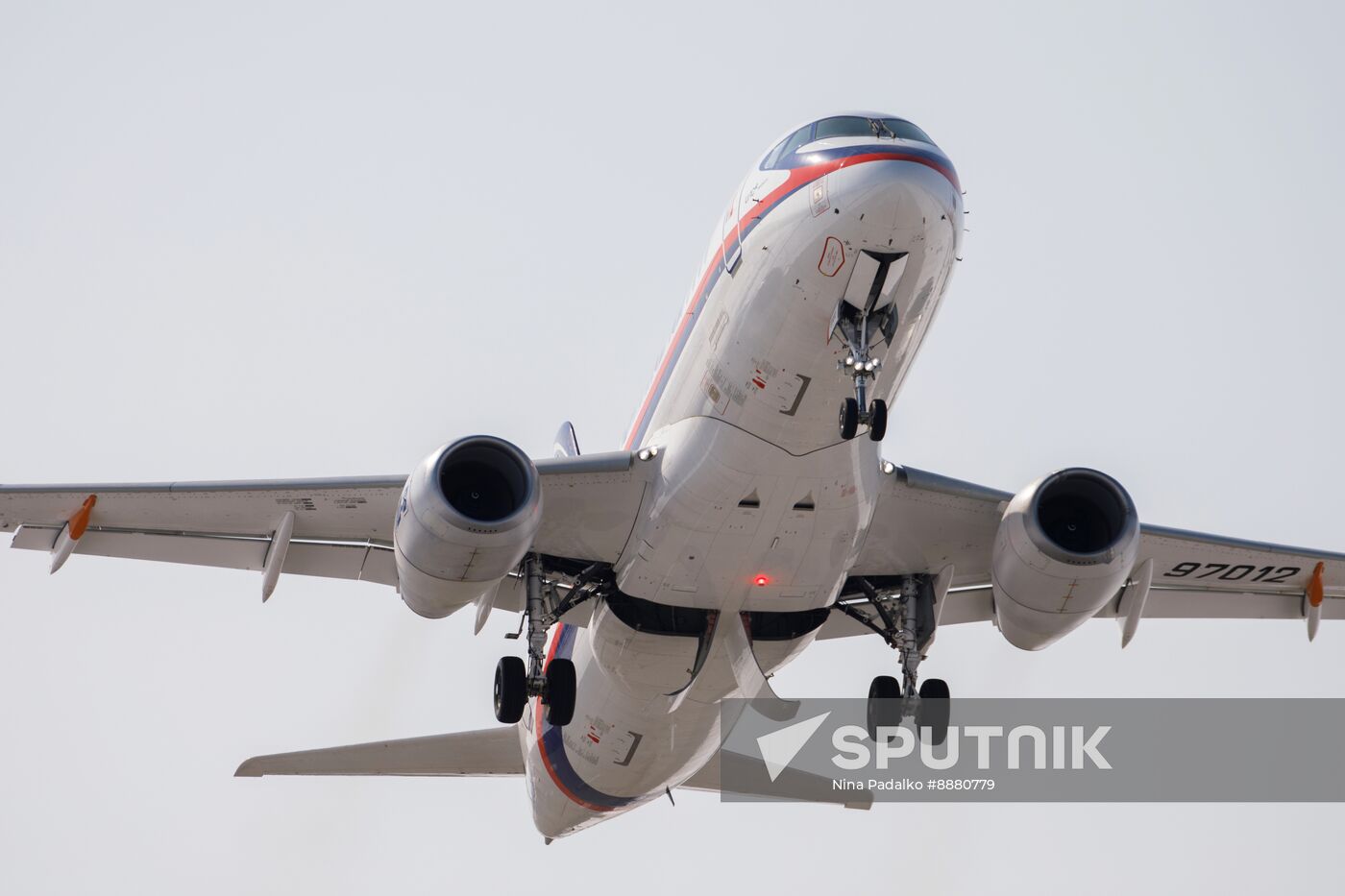 Russia New SSJ Passenger Jet Tests