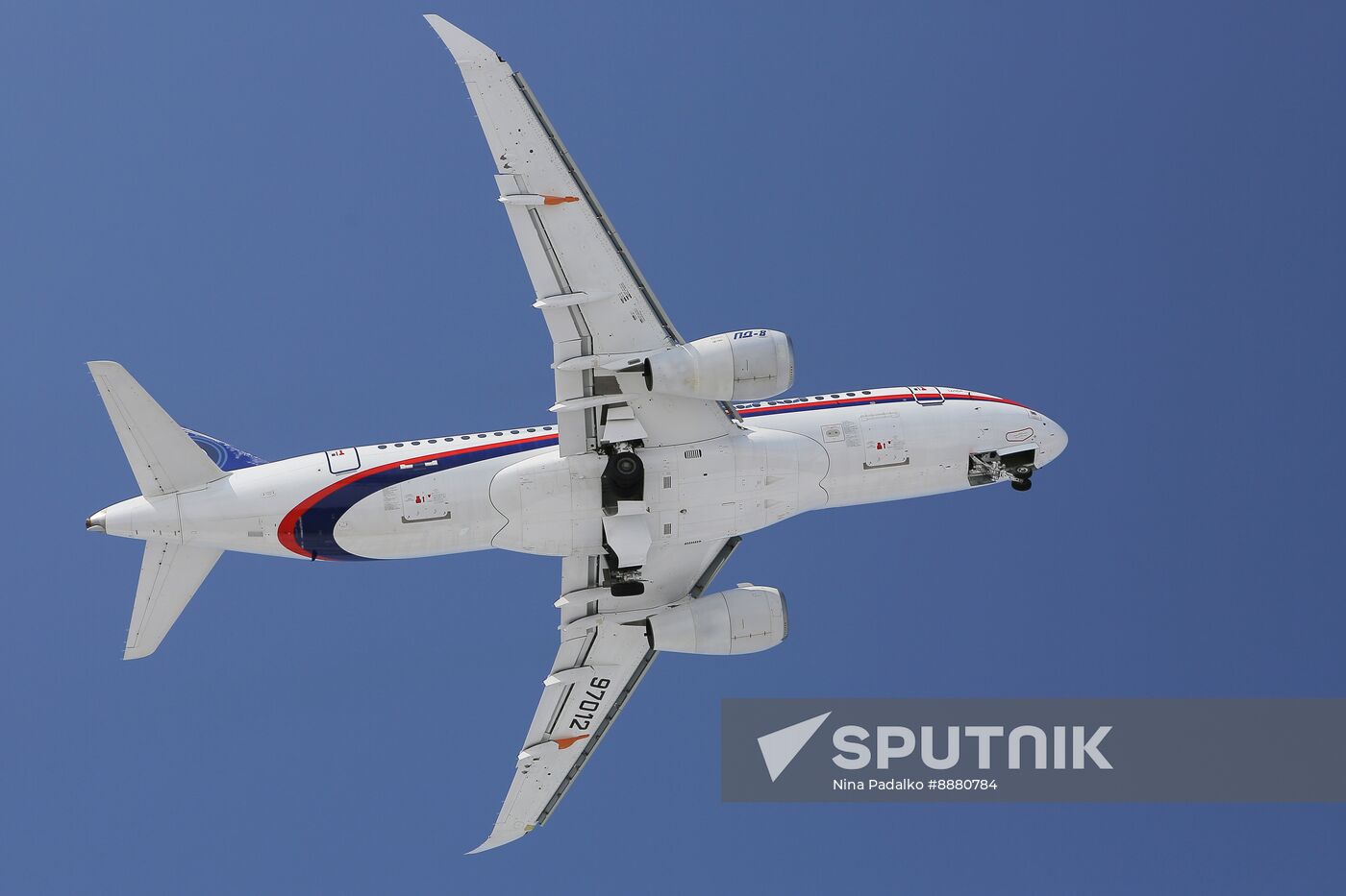 Russia New SSJ Passenger Jet Tests