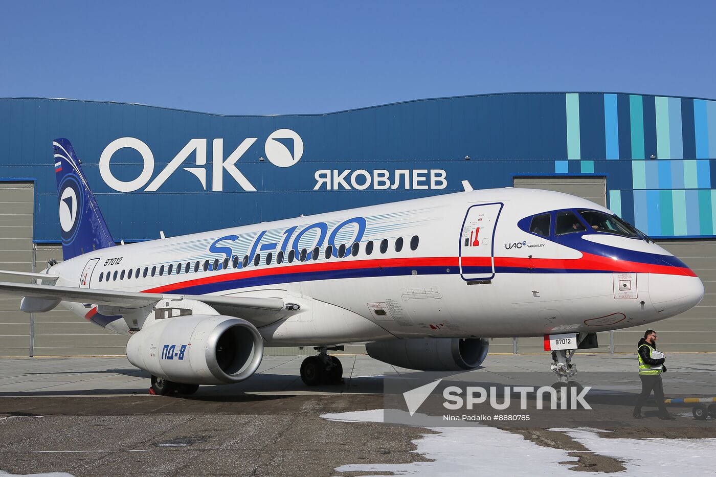 Russia New SSJ Passenger Jet Tests