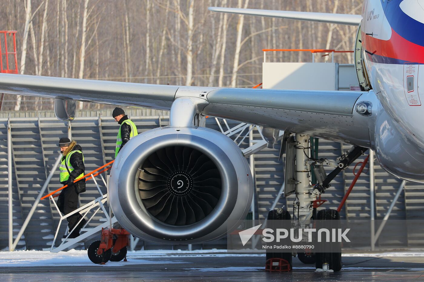 Russia New SSJ Passenger Jet Tests