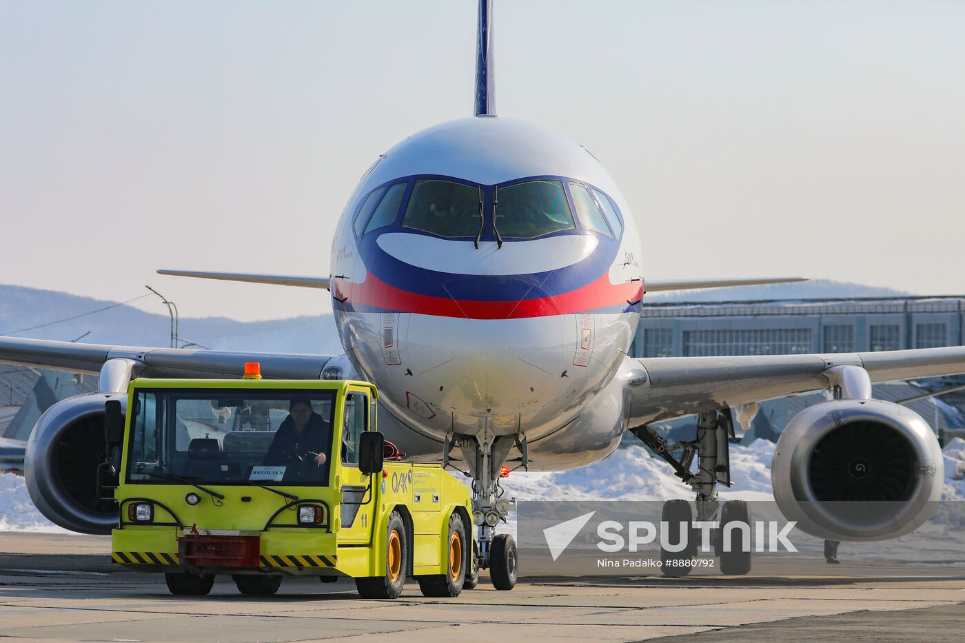 Russia New SSJ Passenger Jet Tests