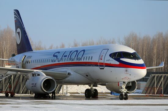 Russia New SSJ Passenger Jet Tests