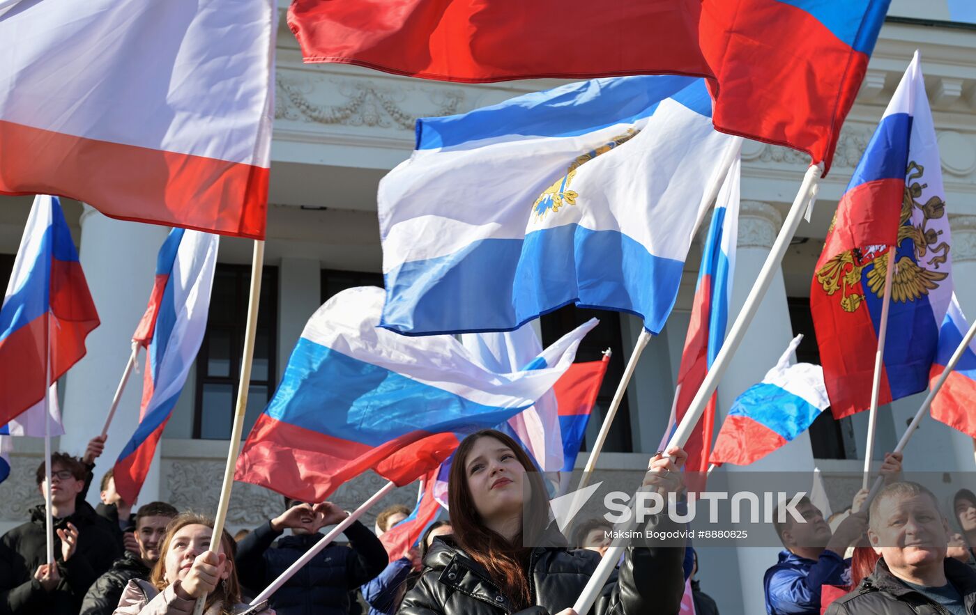 Russia Crimea Reunification Anniversary