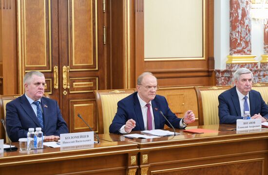 Russia Mishustin Parliament KPRF