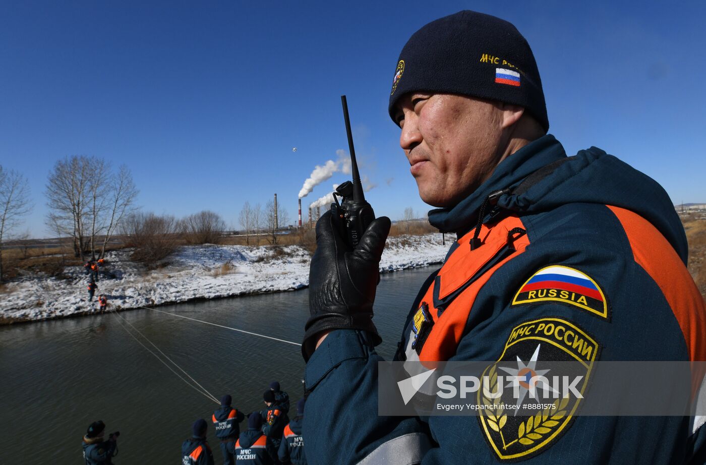 Russia Spring Flood Drills