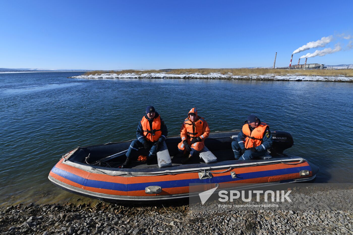 Russia Spring Flood Drills