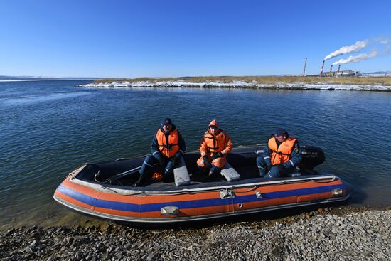 Russia Spring Flood Drills