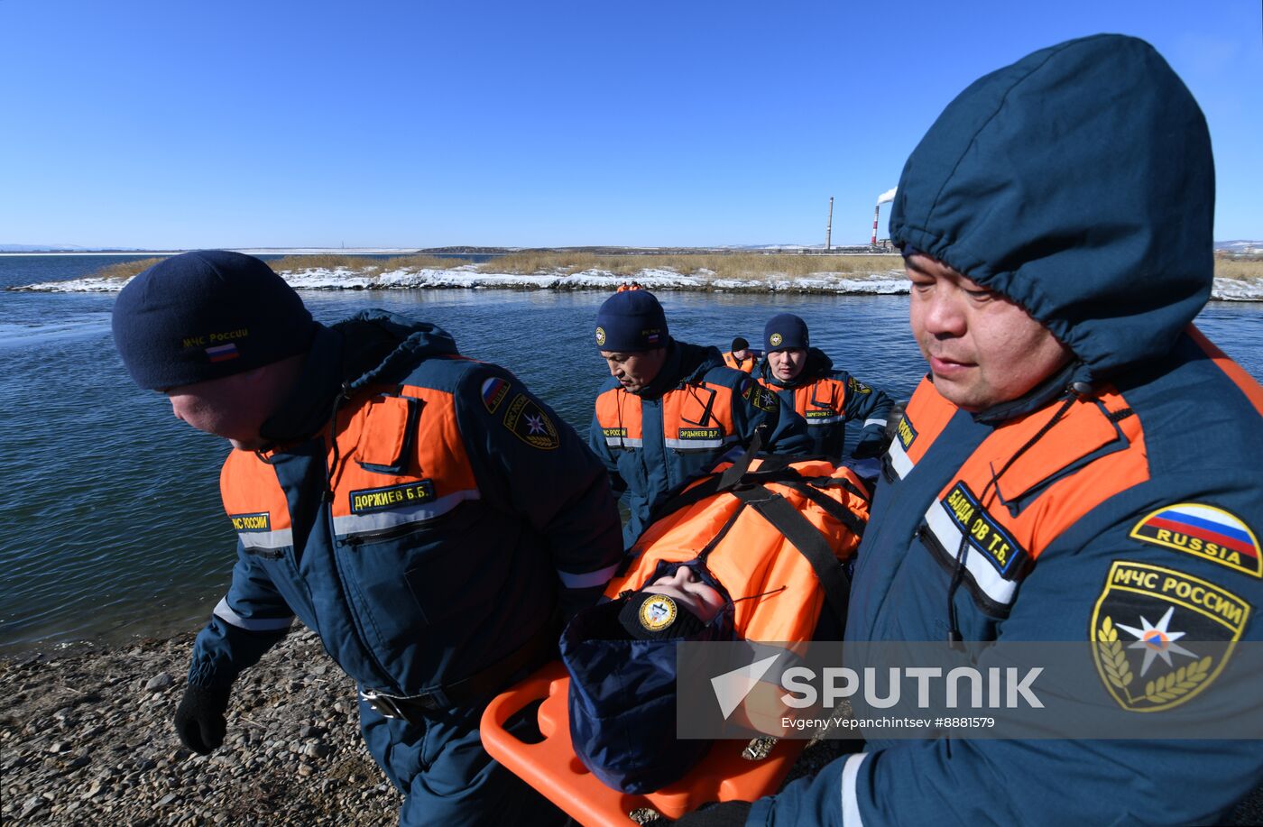 Russia Spring Flood Drills