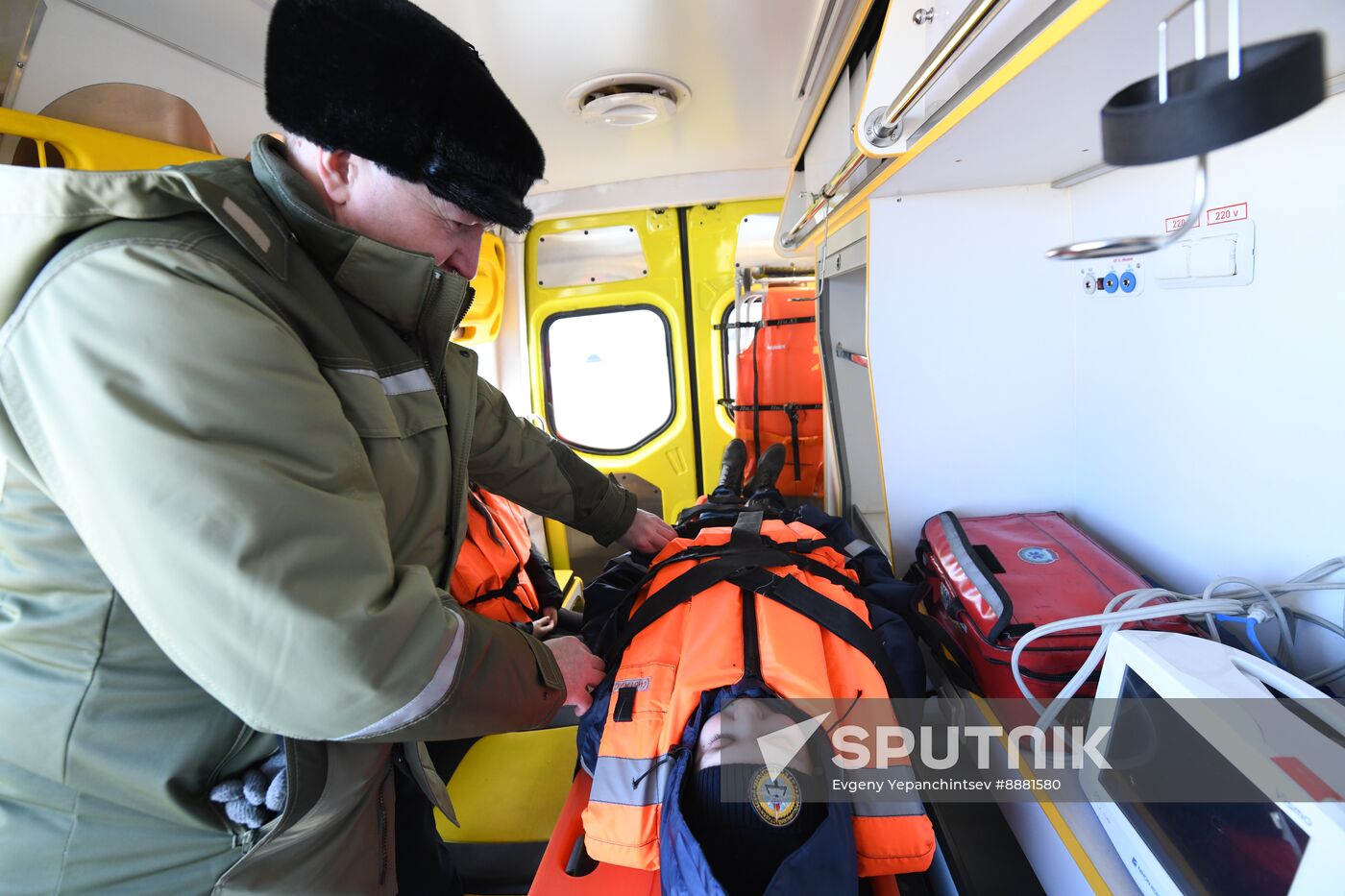 Russia Spring Flood Drills