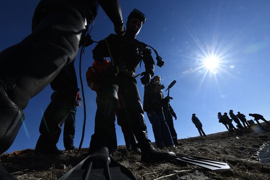 Russia Spring Flood Drills