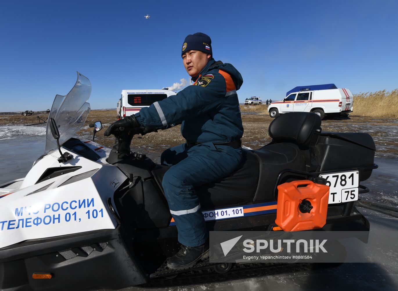 Russia Spring Flood Drills