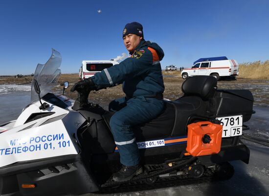 Russia Spring Flood Drills