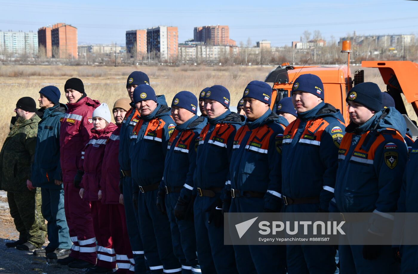 Russia Spring Flood Drills