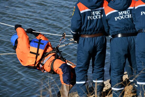 Russia Spring Flood Drills