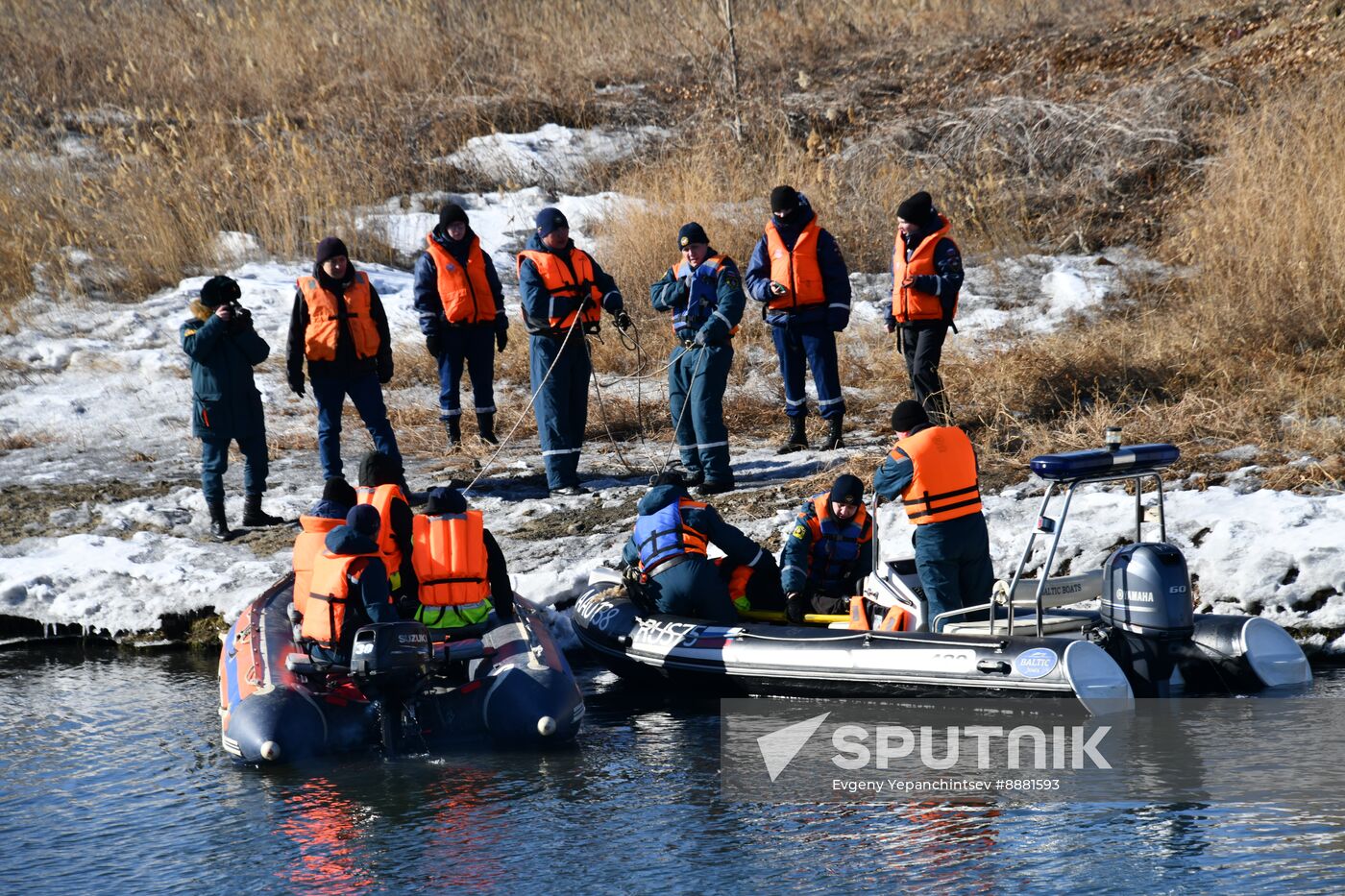 Russia Spring Flood Drills