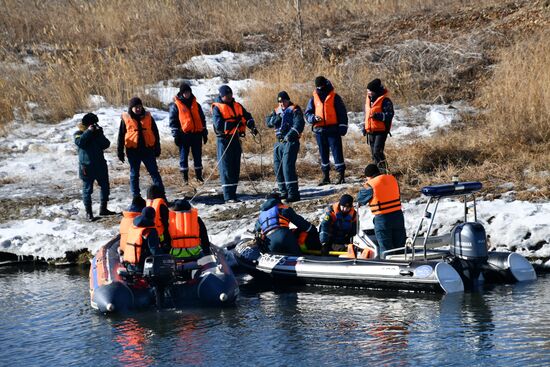 Russia Spring Flood Drills