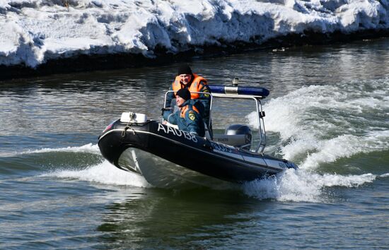 Russia Spring Flood Drills