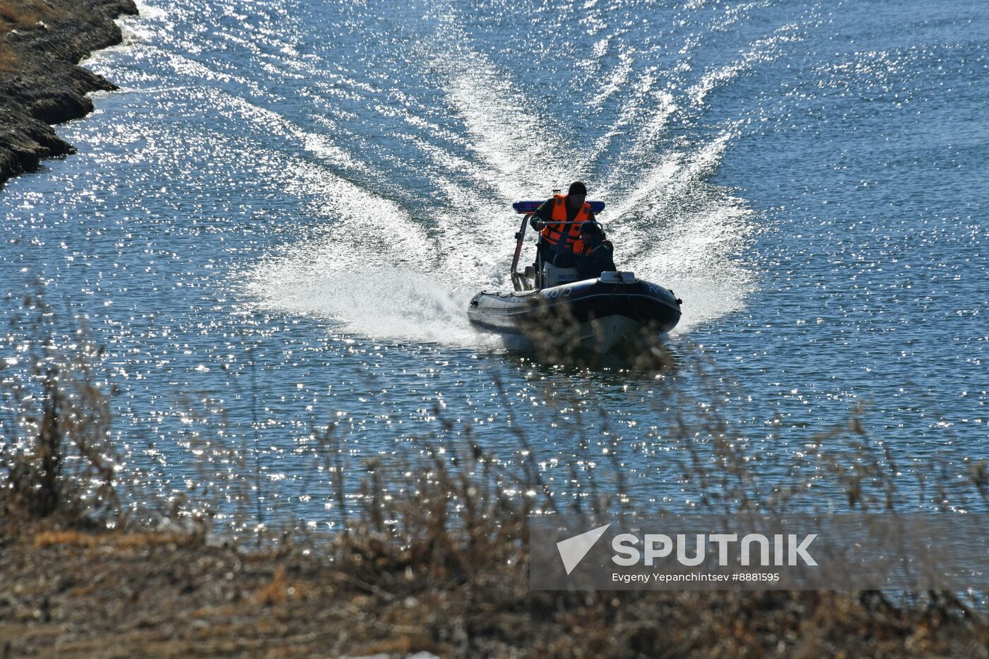 Russia Spring Flood Drills