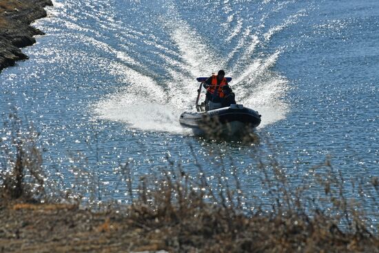 Russia Spring Flood Drills