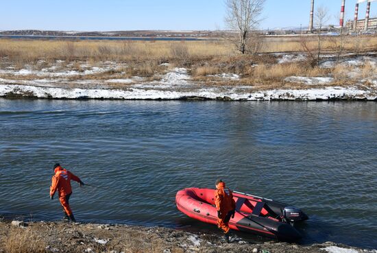 Russia Spring Flood Drills