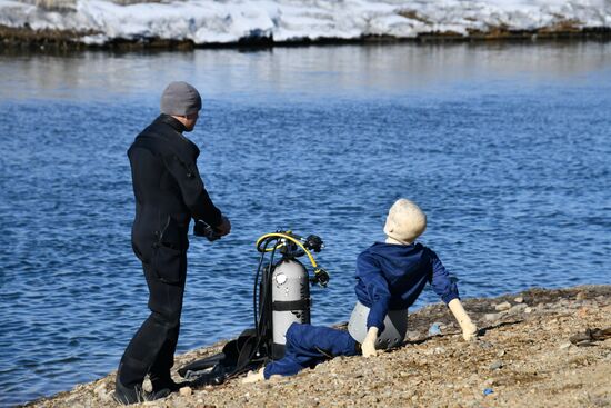 Russia Spring Flood Drills