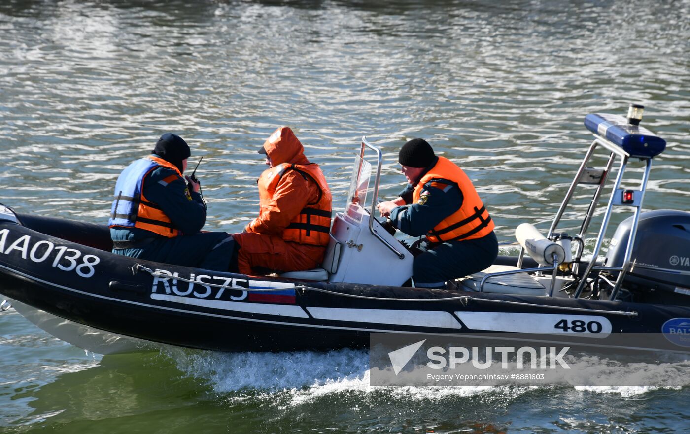 Russia Spring Flood Drills